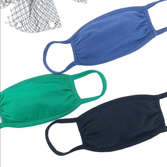 KIDS COTTON FACE MASKS - 3 PIECES - Picture 2 of 8